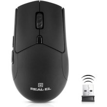 Миша бездротова REAL-EL RM-460W Black (EL123200048)