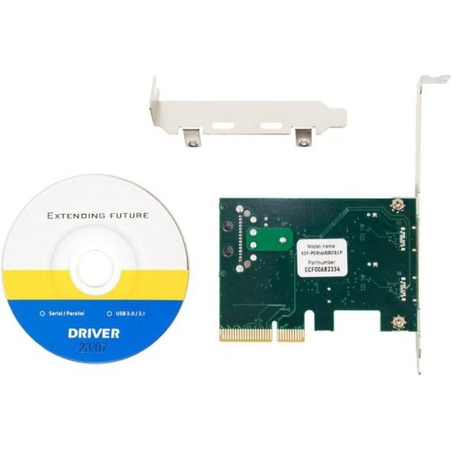 Плата розширення Frime ASM1142, PCI-E to 2xUSB3.1 Type-C (ECF-PCIEtoUSB010.LP)