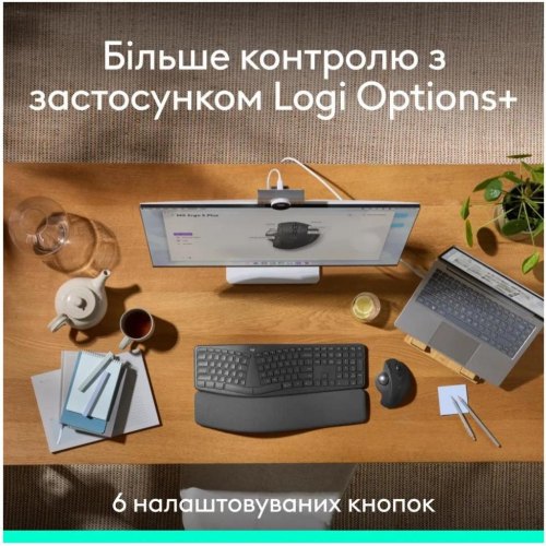 Миша бездротова Logitech MX Ergo S Graphite (910-007260)