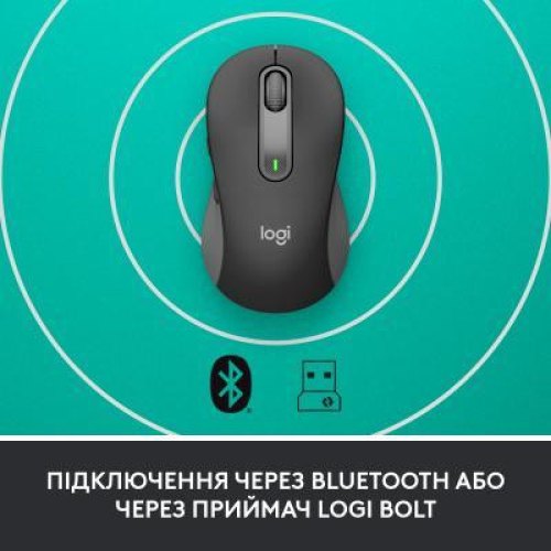 Миша бездротова Logitech Signature M650 L Wireless for Business Graphite (910-006348)