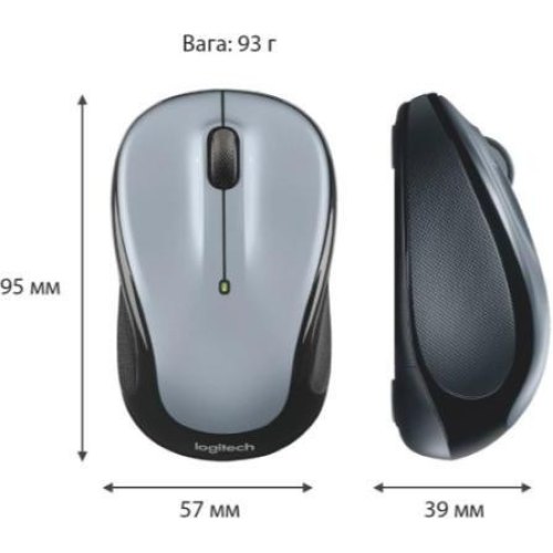 Миша бездротова Logitech M325s Light Silver (910-006813)