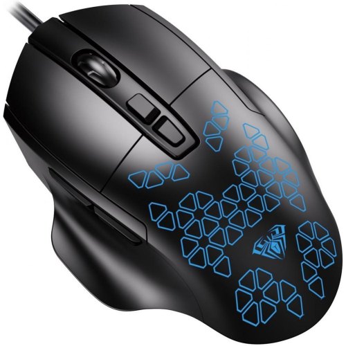 Миша дротова Aula F812 Wired gaming mouse with 7 keys Black (6948391213132)
