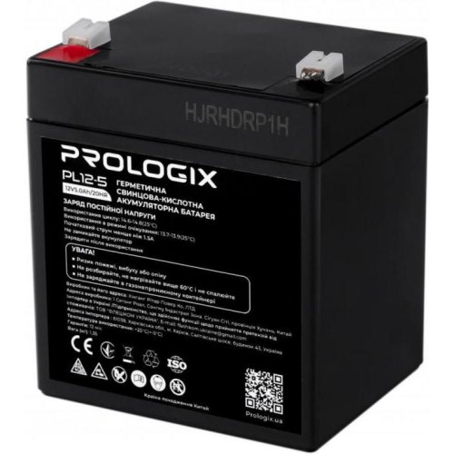 Акумуляторна батарея Prologix PL12-5, AGM, 12V, 5Ah