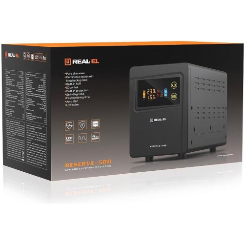 Джерело безперебійного живлення REAL-EL Reserve-500 (EL122100003)