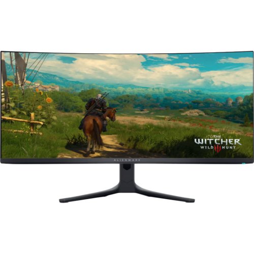 Монітор Dell AW3423DW 34 QD-OLED, вигнутий, Black (210-BDSZ)