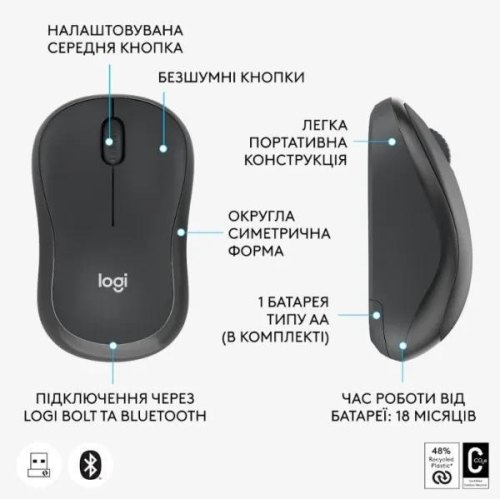 Миша бездротова Logitech M240 for Business (910-007182)