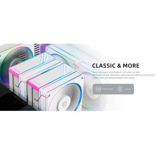 Кулер для процесора ID-Cooling Frozn A620 ARGB White