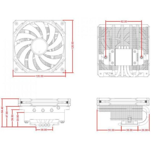 Кулер для процесора ID-Cooling IS-65-XT Black