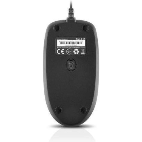 Миша дротова REAL-EL RM-217 Black (EL123200038)