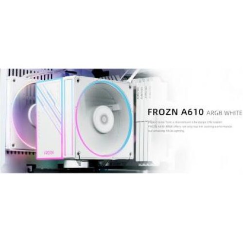 Кулер для процесора ID-Cooling Frozn A610 ARGB White