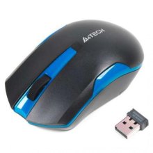 Миша бездротова A4Tech G3-200N USB V-Track Black/Blue