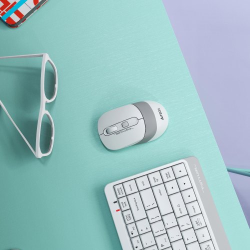Миша бездротова A4Tech FB10C Grayish White