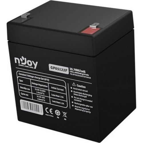 Акумуляторна батарея Njoy GP05122F, AGM, 12V, 5Ah (BTVACEUOATF2FCN01B)
