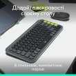Комплект бездротовий (клавіатура, миша) Logitech Pop Icon Combo Graphite (920-013156)