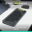 Комплект бездротовий (клавіатура, миша) Logitech Pop Icon Combo Graphite (920-013156)