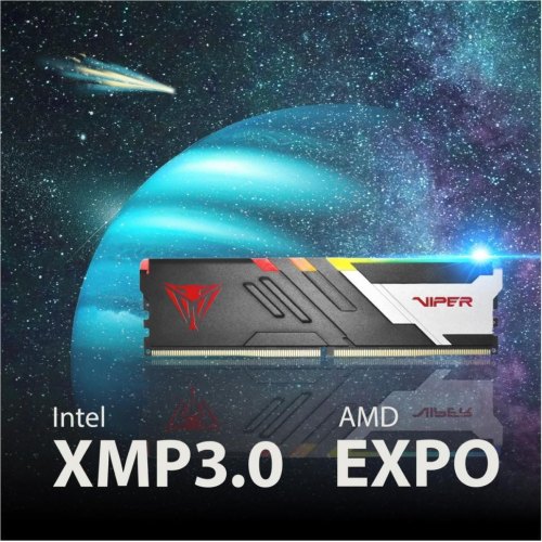Модуль пам'яті Patriot Viper Venom RGB 64GB(2x32GB) DDR5 6000MHz (PVVR564G600C36K)
