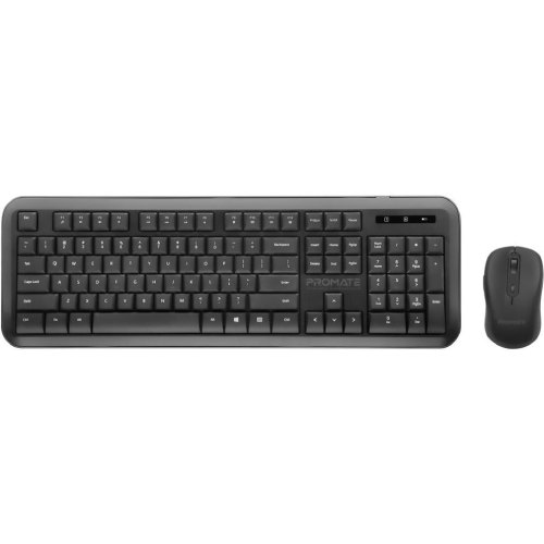 Комплект бездротовий (клавіатура, миша) Promate ProCombo-6 Black