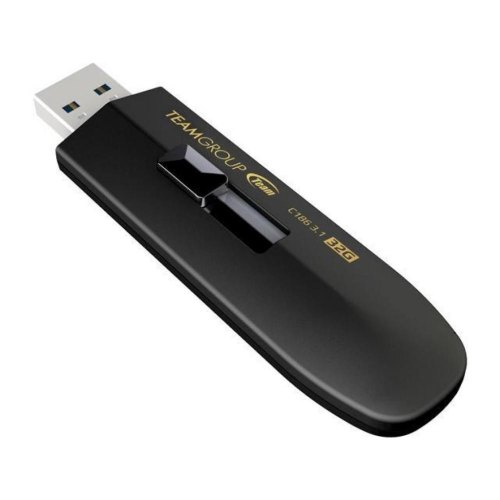 USB флеш Team C186 32GB USB3.2 Black (TC186332GB01)