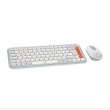 Комплект бездротовий (клавіатура, миша) Logitech Pop Icon Combo Off White (920-013141)