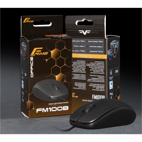 Миша дротова Frime FM-100B Black
