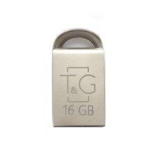 USB флеш T&G 107 Metal Series 16GB Silver (TG107-16G)