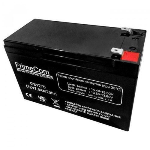 Акумуляторна батарея FrimeCom GS1270, AGM, 12V, 7Ah