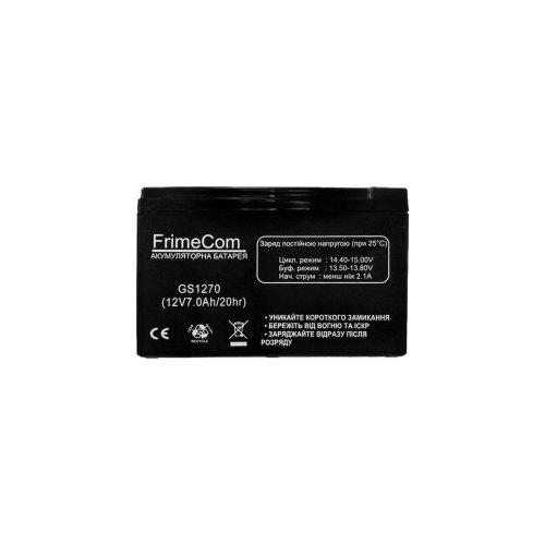Акумуляторна батарея FrimeCom GS1270, AGM, 12V, 7Ah