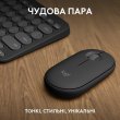 Комплект бездротовий (клавіатура, миша) Logitech Pebble 2 Combo for Mac Graphite (920-012244)