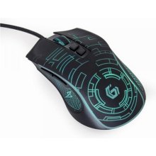 Миша дротова, ігрова Gembird MUSG-RGB-01 Black