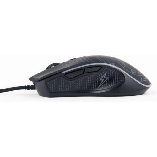 Миша дротова, ігрова Gembird MUSG-RGB-01 Black