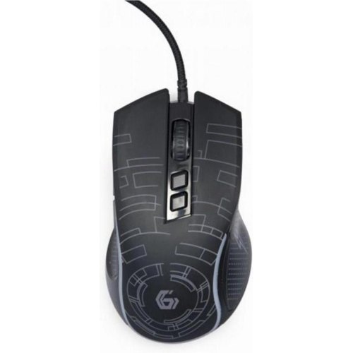 Миша дротова, ігрова Gembird MUSG-RGB-01 Black