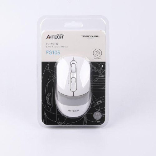 Миша бездротова A4Tech FG10S USB White