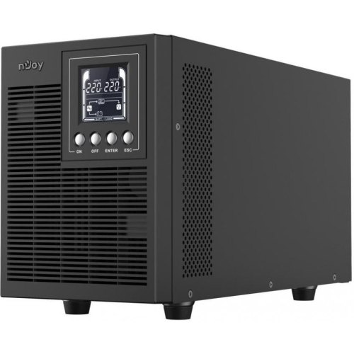 Джерело безперебійного живлення NJOY Echo Pro 2000, Online, 4x Schuko, USB, LCD, метал (UPOL-OL200EP-CG01B)