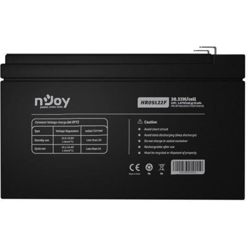 Акумуляторна батарея Njoy HR09122F, AGM, 12V, 9Ah (BTVACIUOCTH2FCN01B)