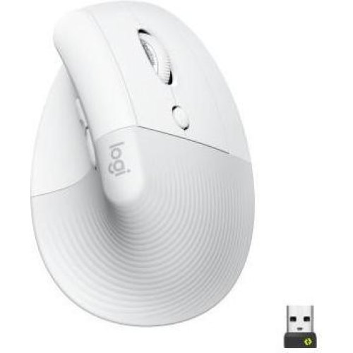 Миша бездротова Logitech Lift Vertical Ergonomic White (910-006475)