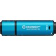 USB флеш Kingston IronKey Vault Privacy 50, 128GB, USB3.2 Type-A, Blue (IKVP50/128GB)