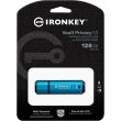 USB флеш Kingston IronKey Vault Privacy 50, 128GB, USB3.2 Type-A, Blue (IKVP50/128GB)
