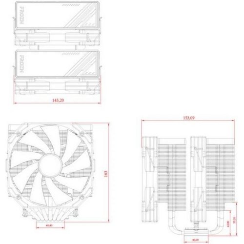 Кулер для процесора ID-Cooling Frozn A720 Black
