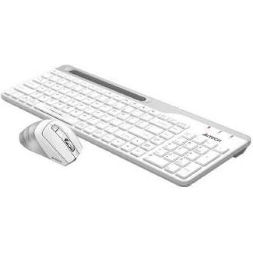 Комплект бездротовий (клавіатура, миша) A4Tech FB2535C Icy White