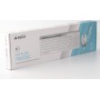 Комплект бездротовий (клавіатура, миша) A4Tech FB2535C Icy White