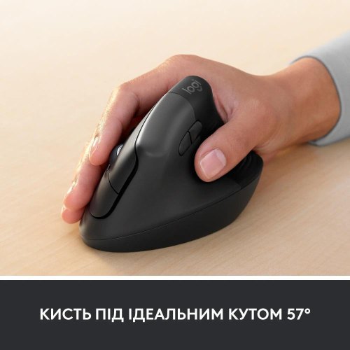 Миша бездротова Logitech Lift for Business Graphite (910-006494)