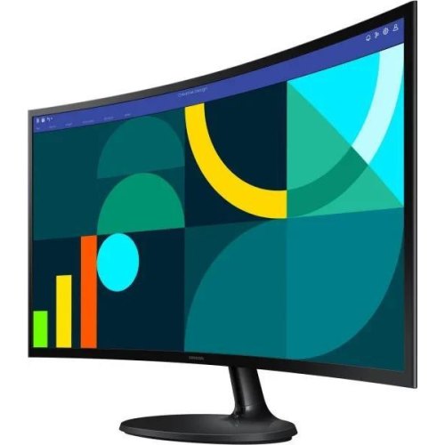 Монітор Samsung Essential S3 LS27D360 27 VA, вигнутий, 100Hz, Black (LS27D360GAIXCI)