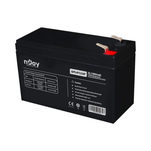 Акумуляторна батарея Njoy GPL07122F, AGM, 12V, 7Ah (BTVACGUOBTC2FCN01B)