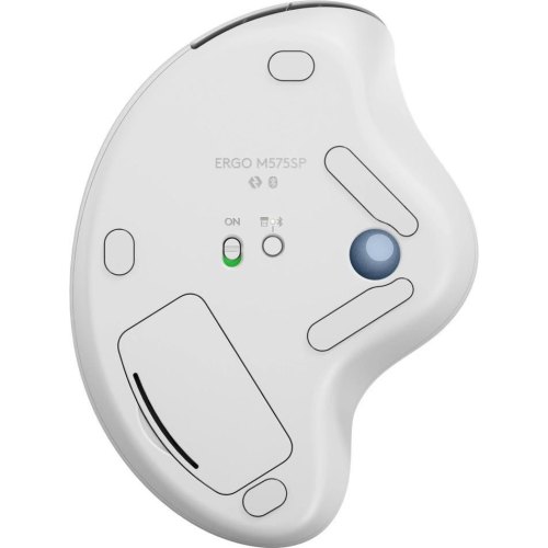 Миша бездротова Logitech Ergo M575S Off-White + Blue Ball (910-007030)