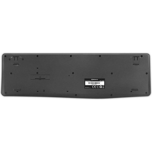 Комплект бездротовий (клавіатура, миша) REAL-EL Kit 551W Black (EL123100048)
