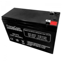 Акумуляторна батарея FrimeCom GS1275, AGM, 12V, 7.5Ah
