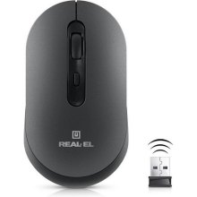 Миша бездротова REAL-EL RM-470W Dark Gray (EL123200049)