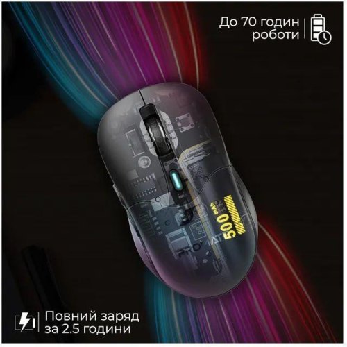 Миша бездротова Promate Samo Black