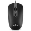 Миша дротова REAL-EL RM-222 Black (EL123200040)