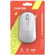 Миша бездротова Canyon MW-22 Dual Band RGB Wireless Snow White (CNS-CMSW22SW)